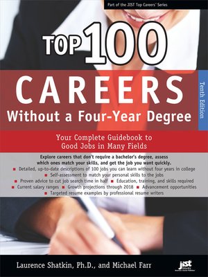 cover image of Top 100 Careers Without a Four-Year Degree